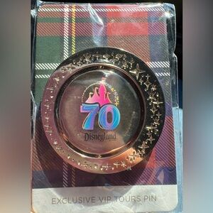 Disneyland 70th Anniversary VIP Tours Pin